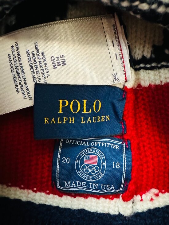 NEVER WORN 2018 Polo Ralph Lauren Team USA Olympic Collection Beanie